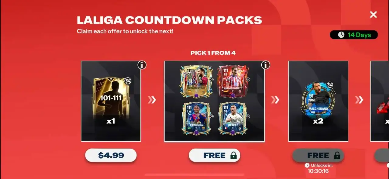LaLiga Countdown Packs