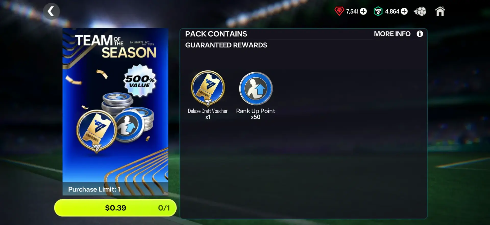 TOTS Mini Rank Up Pack – 0.39$
