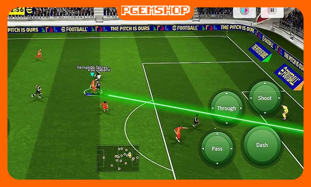 شوت کات‌دار در eFootball