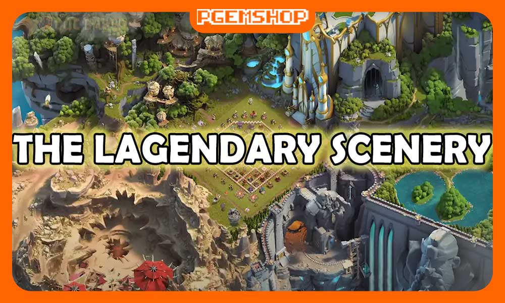منظره Dragon Legendary Scenery در کلش آف کلنز