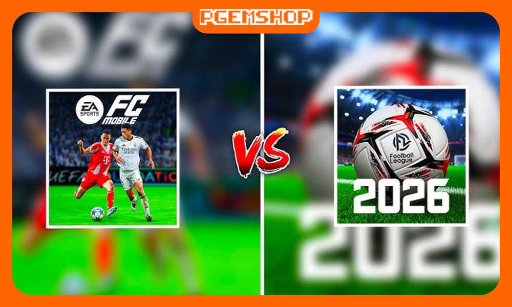 مقایسه-نورپردازی-و-سایه‌ها-Lighting-Shadows ای فوتیال و اف سی موبایل 2026