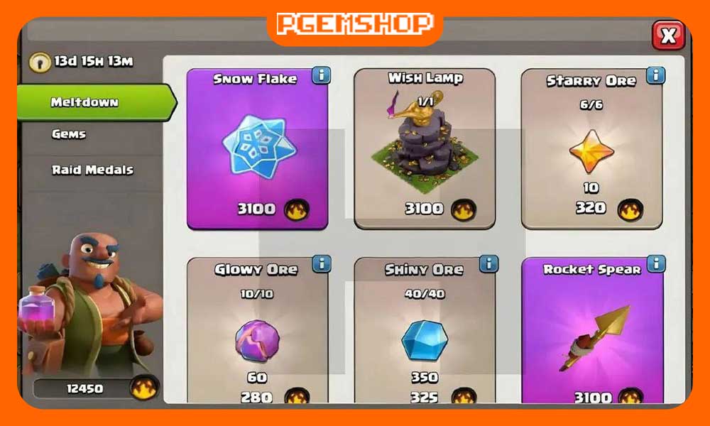 آیتم‌های-ویژه-Frost-Age-که-در-Medal-Event-کلش آف کلنز قابل-دریافت-هستند