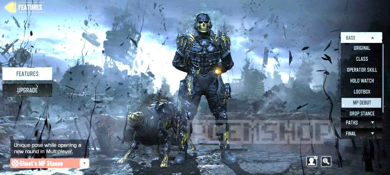 گردونه شانس Ghost mythics در بازی کالاف دیوتی