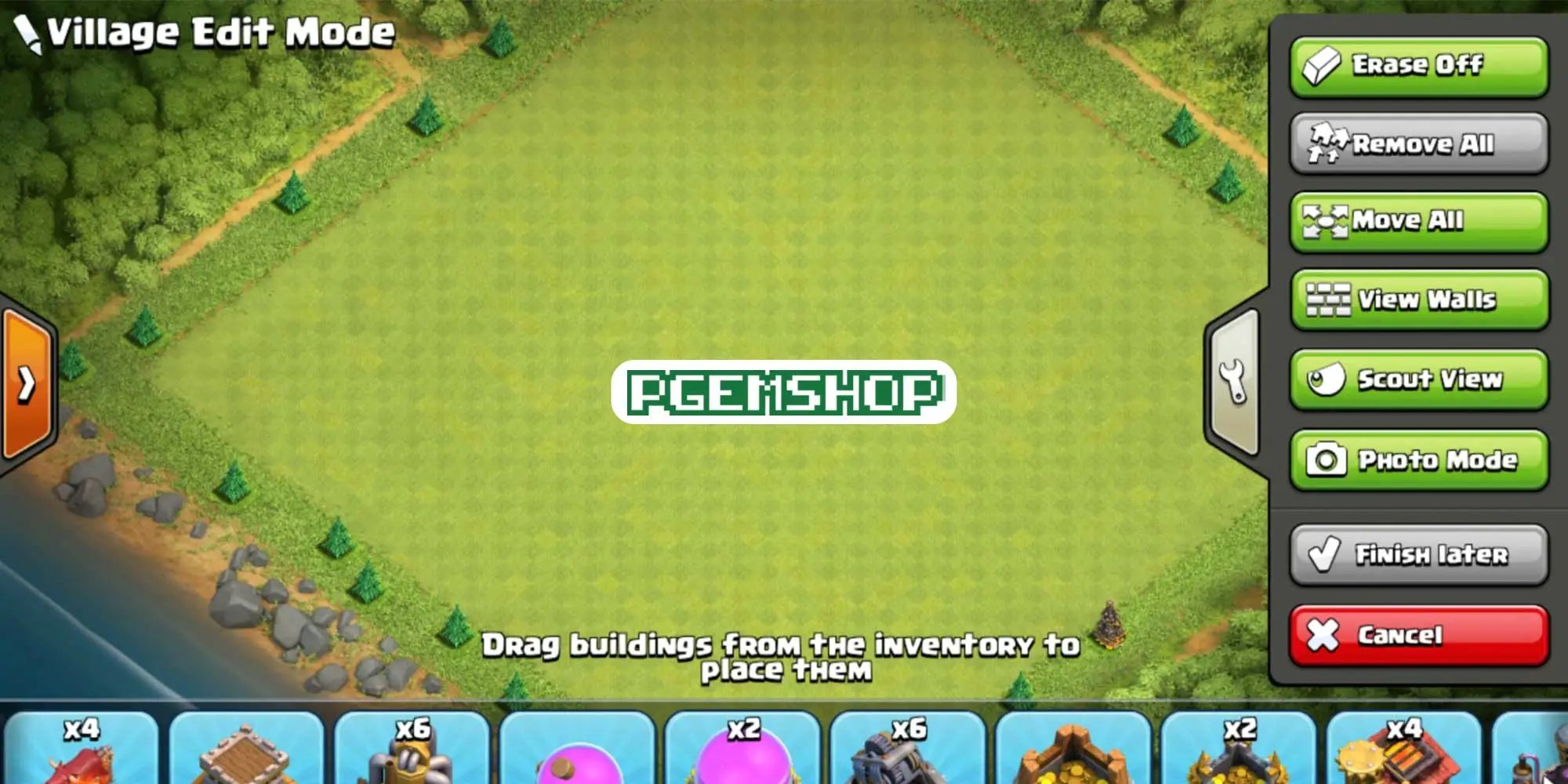 قیمت اسکین-منظره-Scenery-در-کلش-آف-کلنز