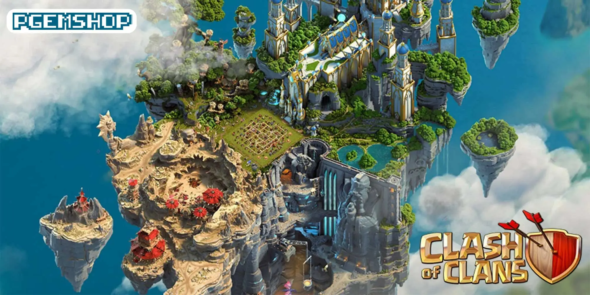 اسکین منظره کلش آف کلنز