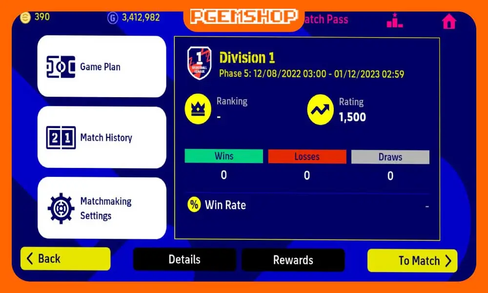 رتبه بندی و امتیازات بالا از ویژگی های اکانت برتر ای فوتبال