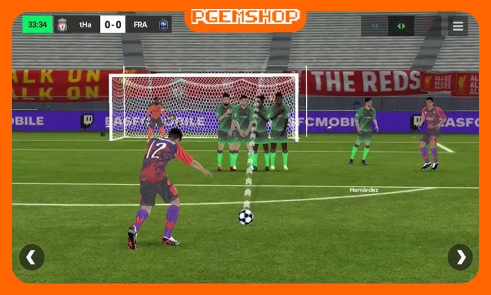 تمرین ضربه آزاد در بازی واقعی (Division Rivals)